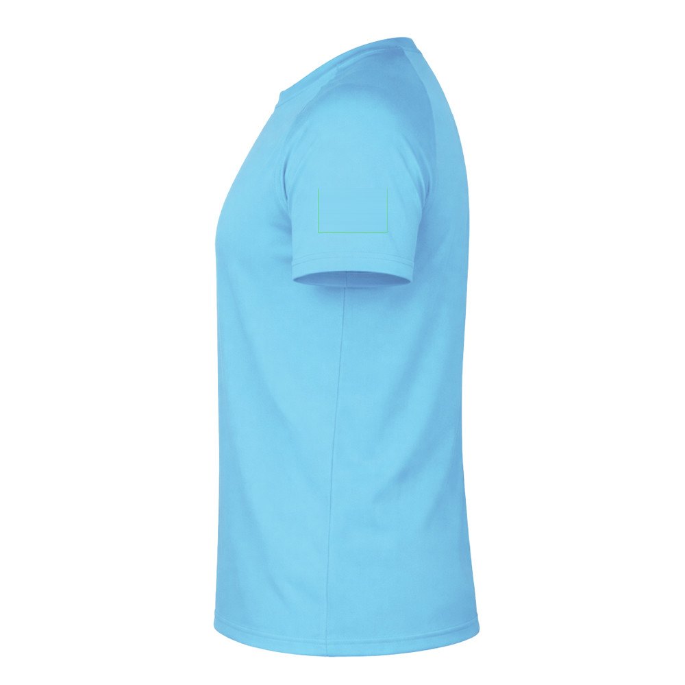 Kinder T-Shirt Tecnic Plus — drukvlak rechtermouw