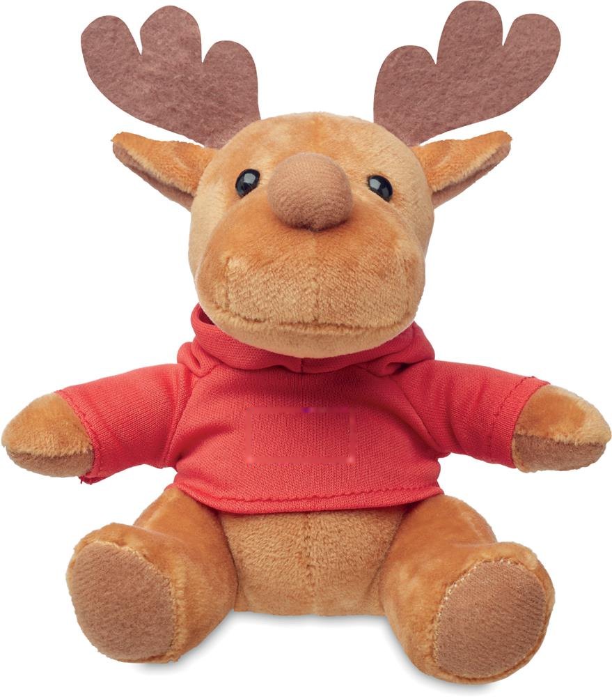 RUDOLPH - Rendier met hoodie — drukvlak t-shirt