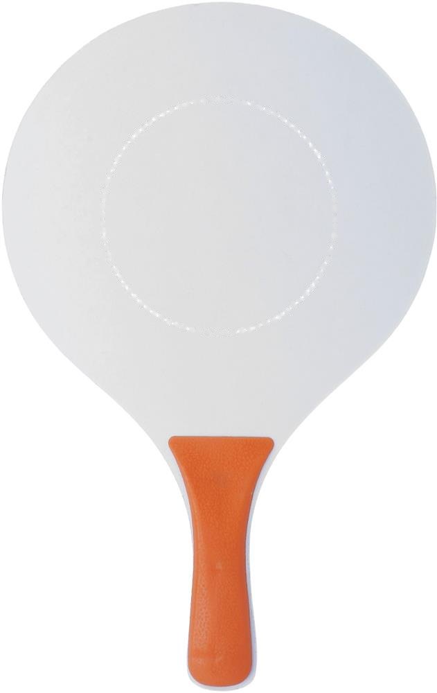 MATCH - Tennisset voor op het strand — drukvlak racket 1 achterzijde