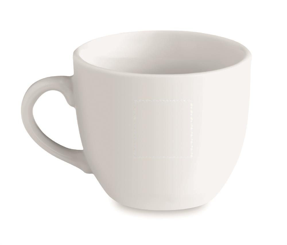 ESPRESSO - Kop en schotel 80 ml — drukvlak linkshandig