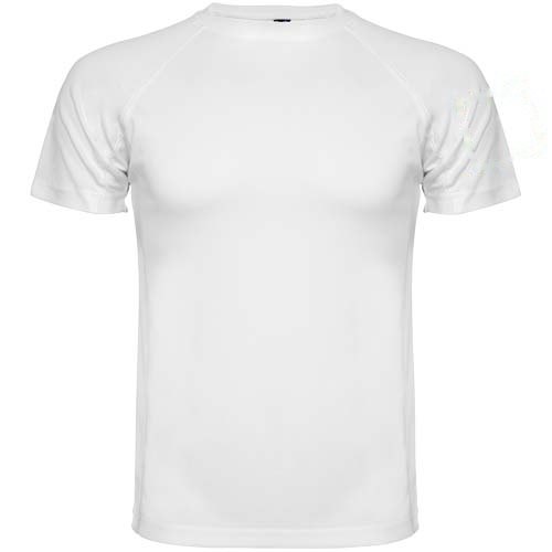 Montecarlo 150 g/m² sportshirt met korte mouwen voor heren — drukvlak linker bicep