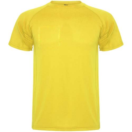 Montecarlo 150 g/m² sportshirt met korte mouwen voor heren — drukvlak rechter borst