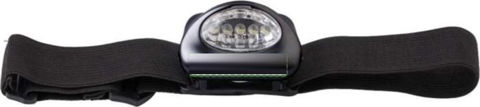 Hoofdlamp Kylie | Kunststof | 5 LED | 6 standen — drukvlak voorzijde