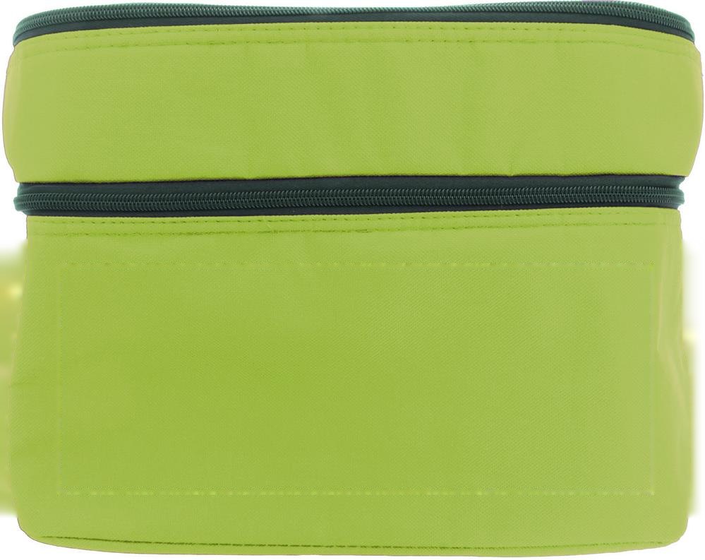 CASEY - Koeltas polyester 600D — drukvlak voorzijde onderzijde