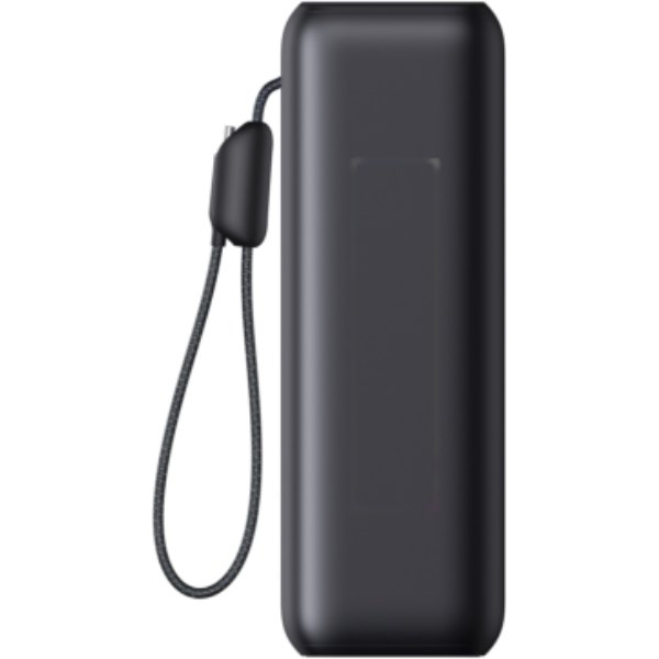 Anker Powerbank 25.000 mAh 165W met ingebouwde kabel — drukvlak artikel achterzijde