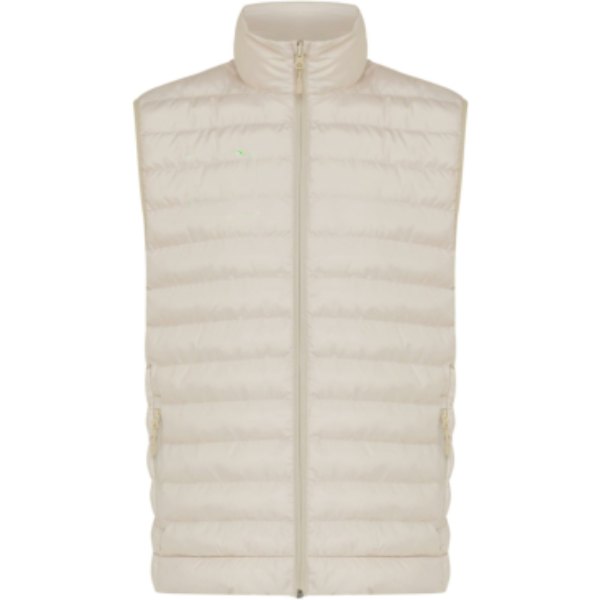 IQONIQ Meru heren gerecycled polyester bodywarmer — drukvlak borst rechterzijde