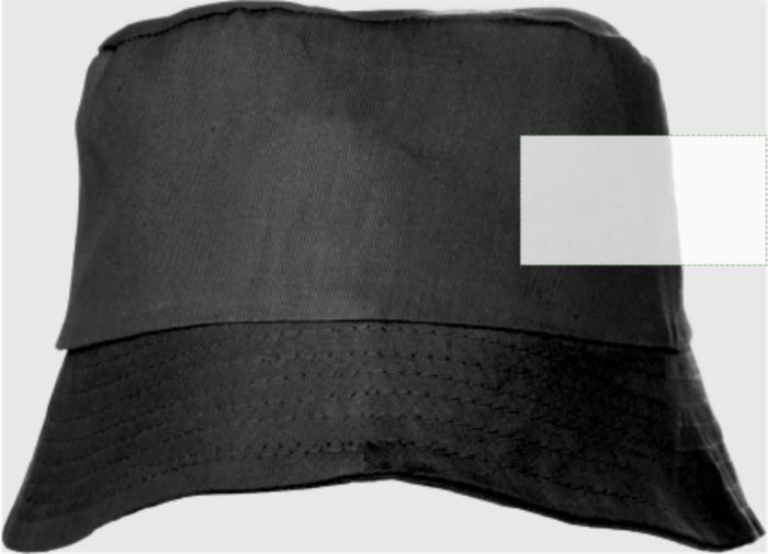 Bucket hat Felipe — drukvlak zijkant links