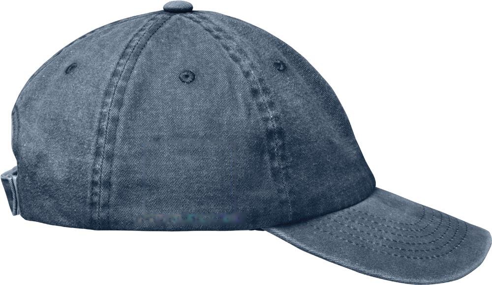 BEAU - 6 panelen baseballcap 265gr/m² — drukvlak rechts zijde