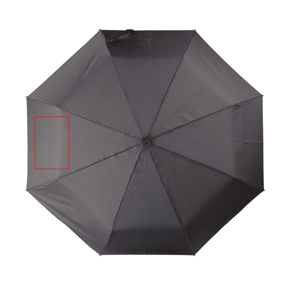 Luxe opvouwbare paraplu 22” auto open/auto sluiten — drukvlak linker paneel