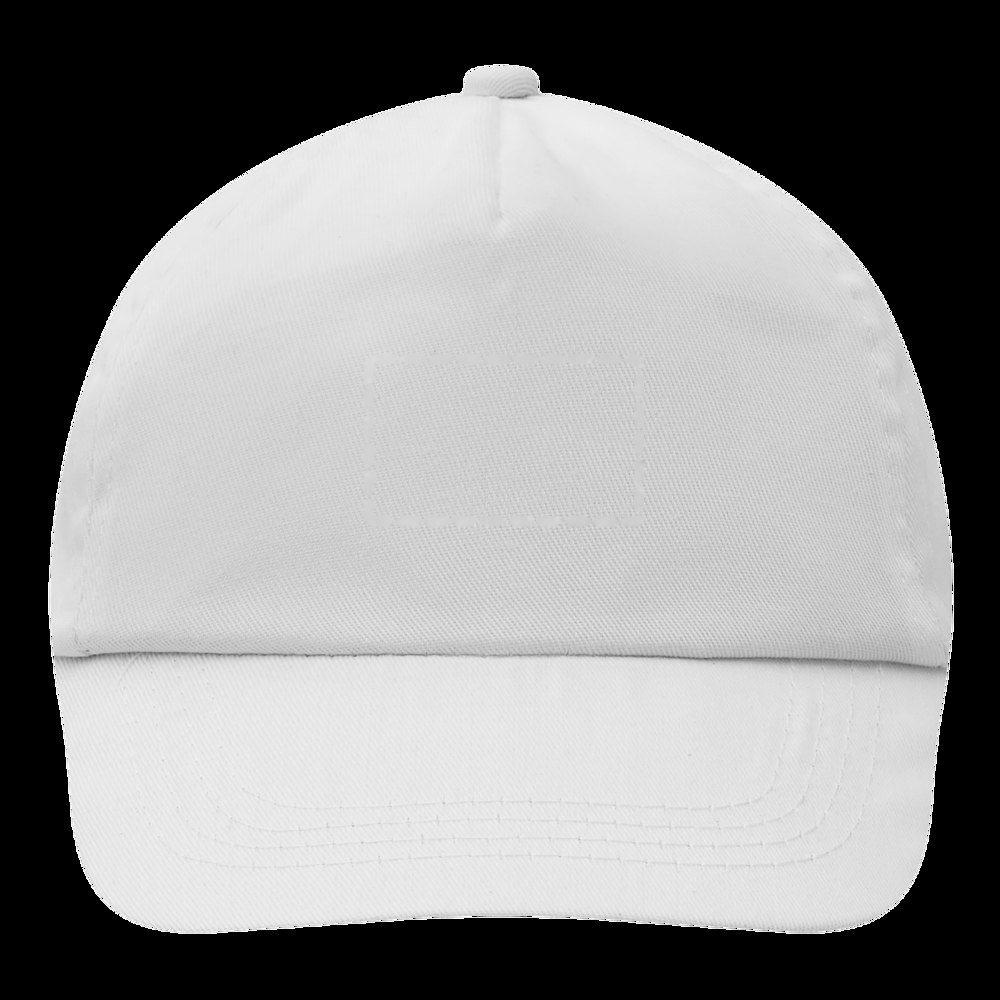 KIDDY WEAR - 5-Panel cap voor kinderen — drukvlak gecentreerd op de voorzijde van de dop