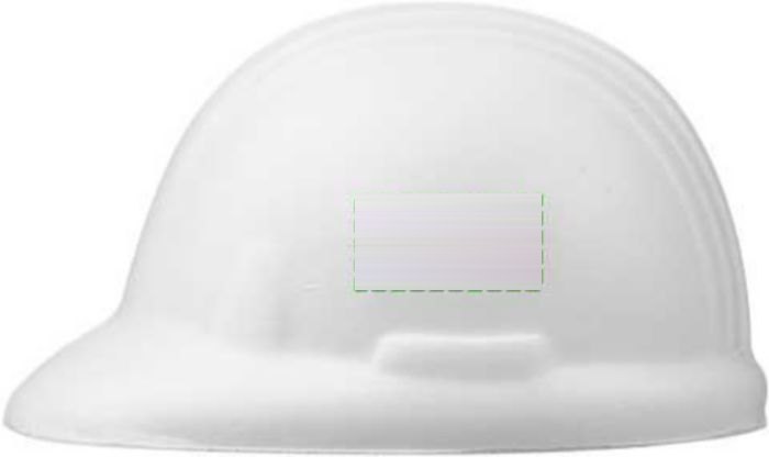 Stressbal Philip | Veiligheidshelm — drukvlak zijkant