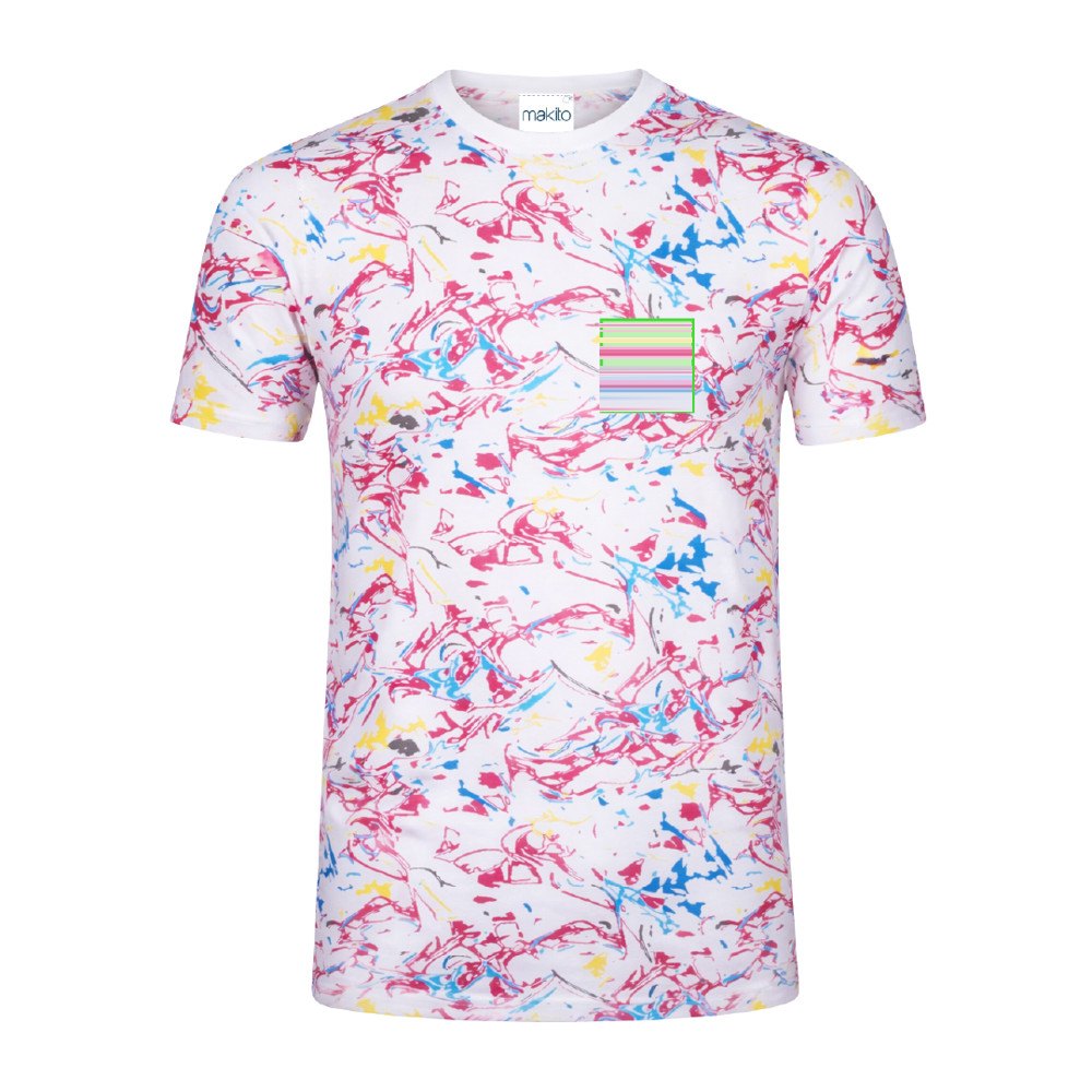 T-Shirt Volwassene Helixa — drukvlak linkerborst