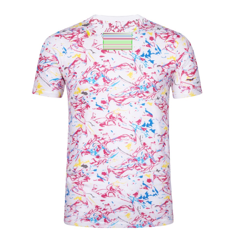 T-Shirt Volwassene Helixa — drukvlak bovenzijde rug