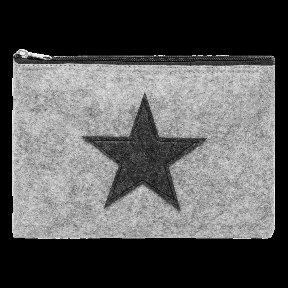STAR DUST USE - Multifuncioneel etui van vilt — drukvlak op de voorkant van het etui