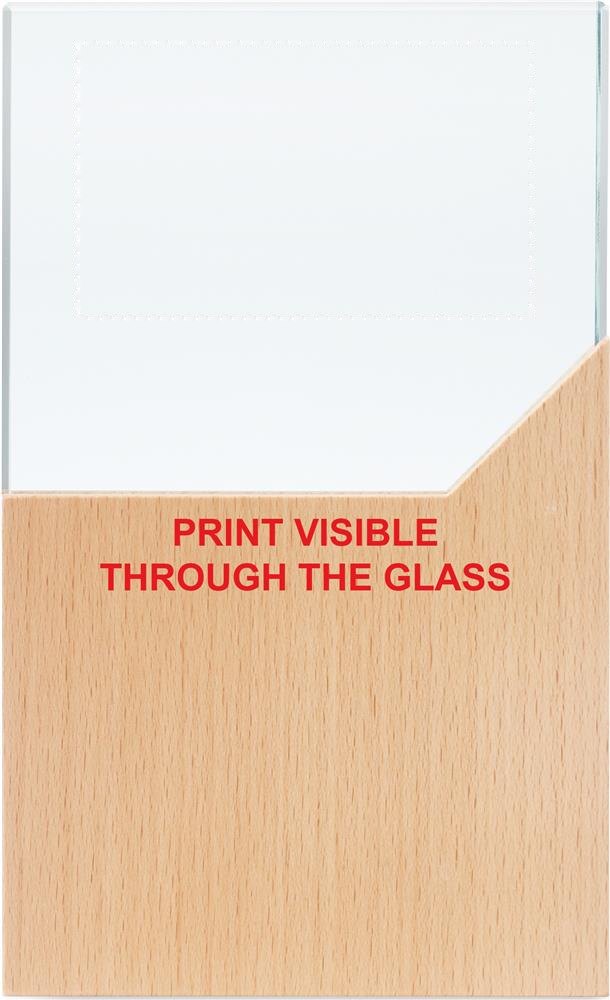 ZEAL - Award — drukvlak zijde 1 glass