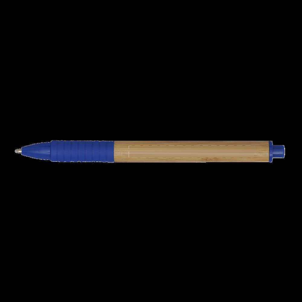 BAMBOO RUBBER - Balpen — drukvlak opposite de clip