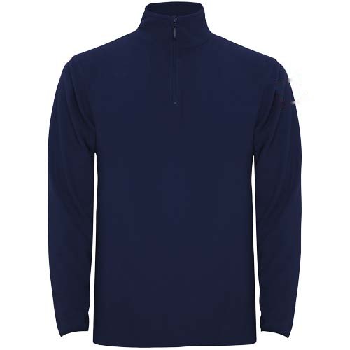 Himalaya fleece herenjack met kwartrits — drukvlak linker bicep