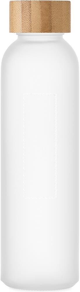 ABE - Matglazen fles 500 ml — drukvlak voorzijde