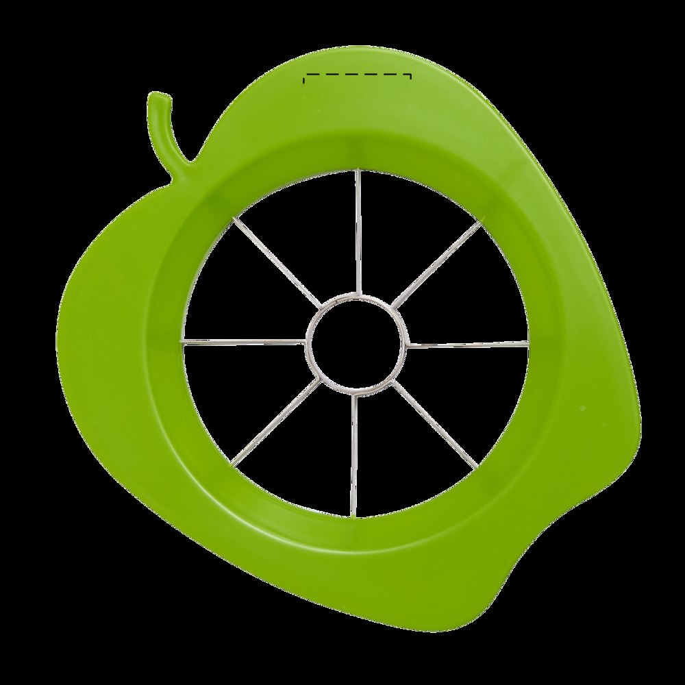 SPLIT - Appelsnijder of appelboor — drukvlak op de voorkant van het etui