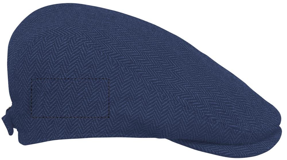 BLIND PEAK - Newsboy platte pet 335g/m² — drukvlak rechts zijde