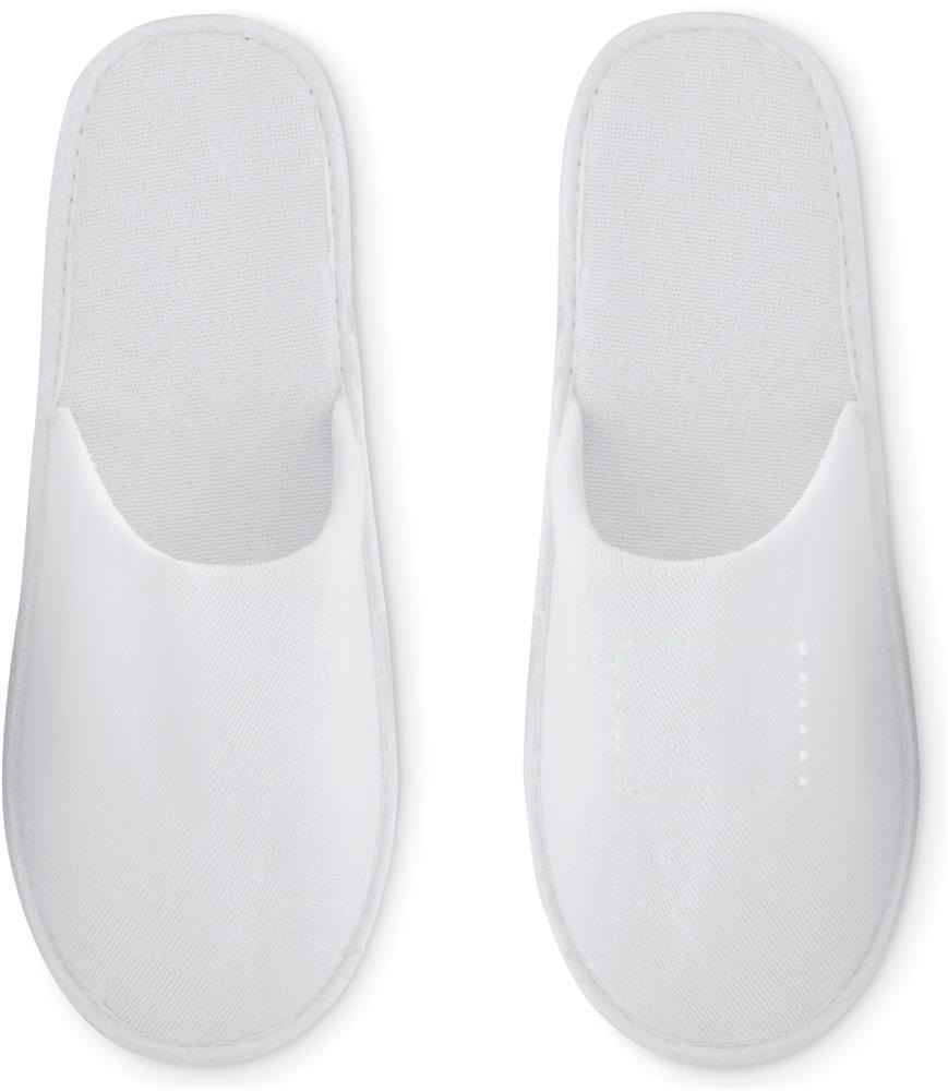FLIP FLAP - Hotelslippers in pouch — drukvlak slipper 2