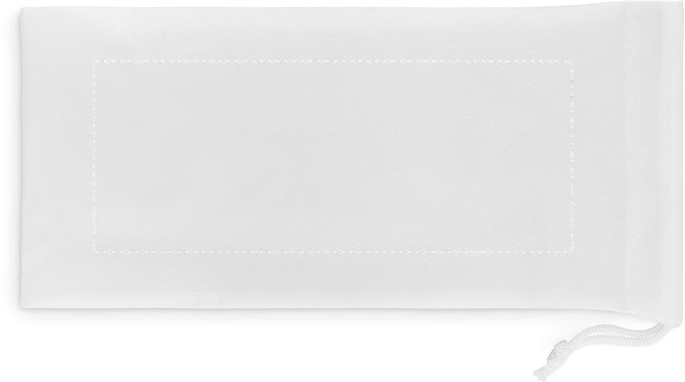 FLIP FLAP - Hotelslippers in pouch — drukvlak etui zijde 1