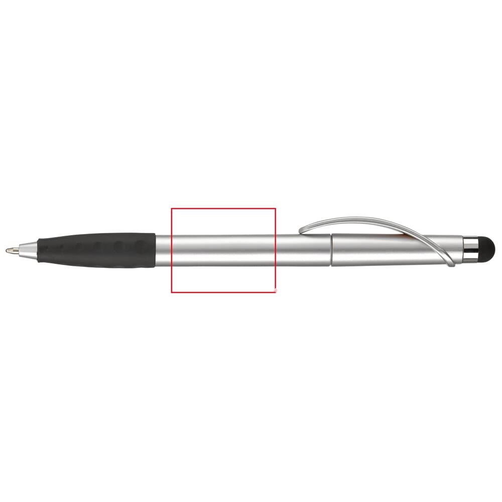 Balpen Cosmo stylus hardcolour — drukvlak 270 graden van de clip