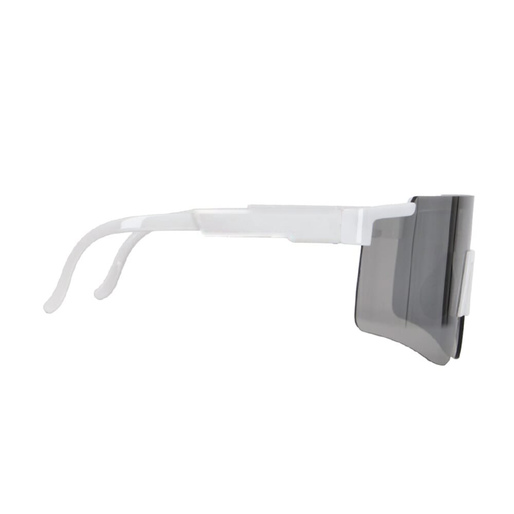 Tom R-PC sportzonnebril met spiegelende glazen UV400 — drukvlak 1 cm vanaf scharnier rechts