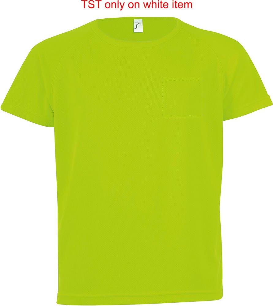 SPORTY KIDS - SPORTY kinder t-shirt 140g — drukvlak borst