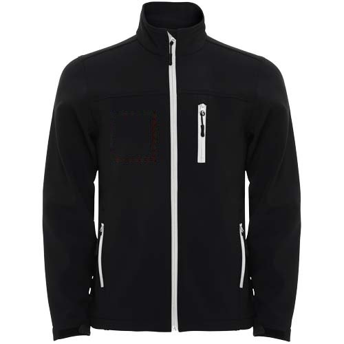 Antartida softshell herenjack — drukvlak rechter borst
