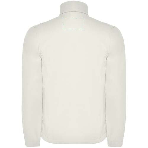 Antartida softshell herenjack — drukvlak hoog op de achterzijde