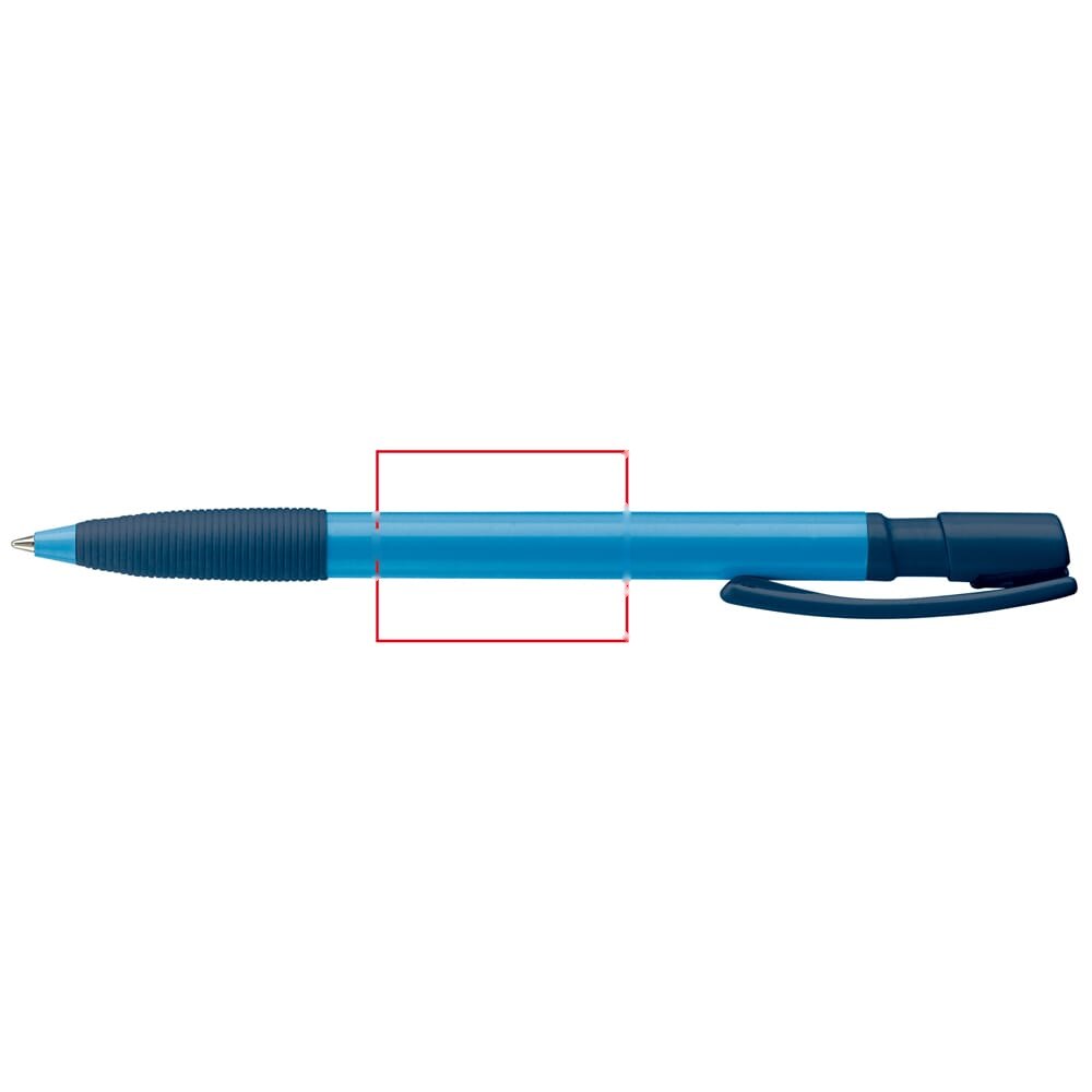 Balpen Nash grip combi — drukvlak 270 graden van de clip