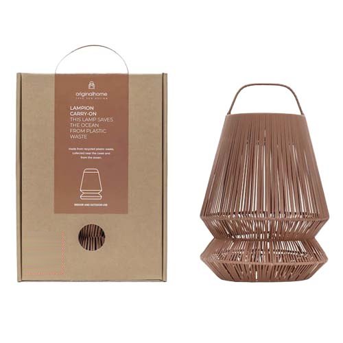 Originalhome Lampion gerecyclede draagbare lampenkap — drukvlak doos