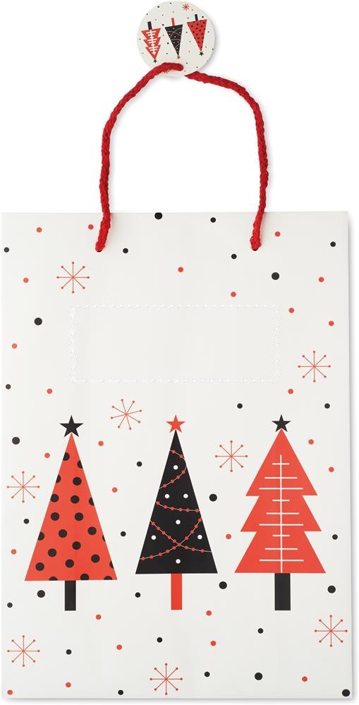 BOSSA LARGE - Papieren geschenkzakje (L) — drukvlak achterzijde