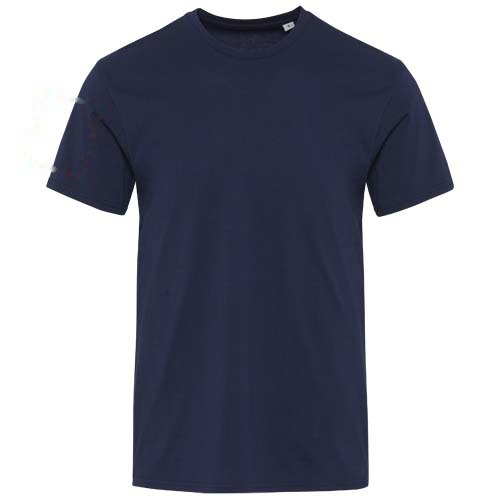 Azurite 160 g/m² unisex OCS organisch T-shirt met korte mouwen — drukvlak rechter bicep