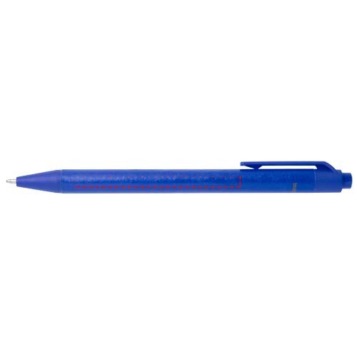 Chartik monochromatische balpen van gerecycled papier met matte afwerking (zwarte inkt) — drukvlak romp