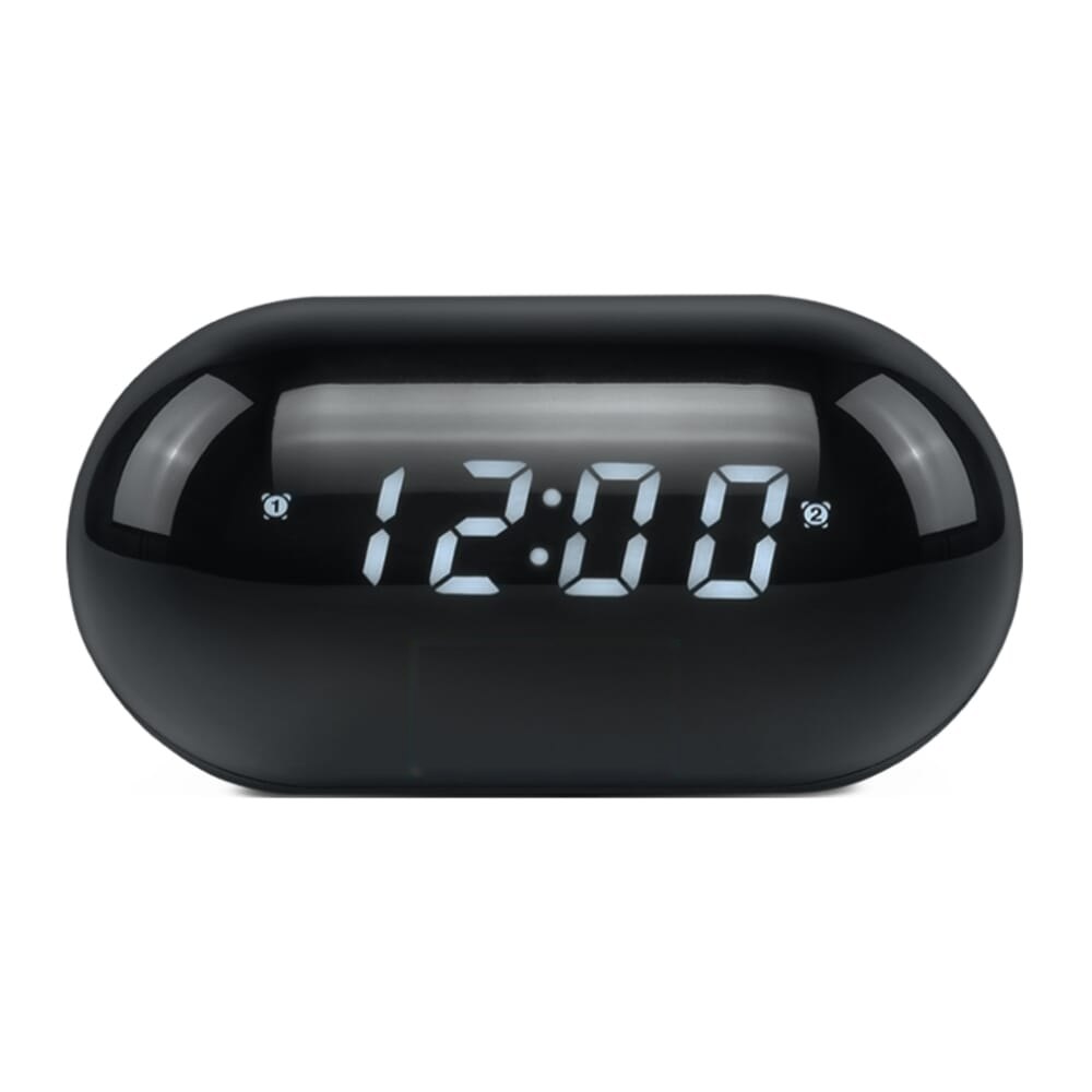 M-15 | Muse Dual Alarm Clockradio — drukvlak voorzijde