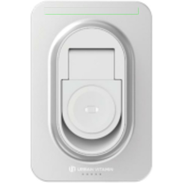 Urban Vitamin Malibu RCS aluminum 2 in 1 5000 mAh powerbank — drukvlak artikel achterzijde boven