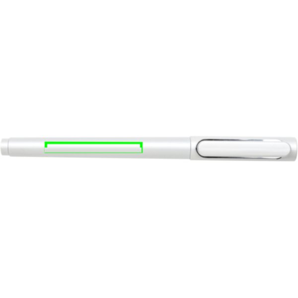 X6 pen met dop en ultra glide inkt — drukvlak voor de clip
