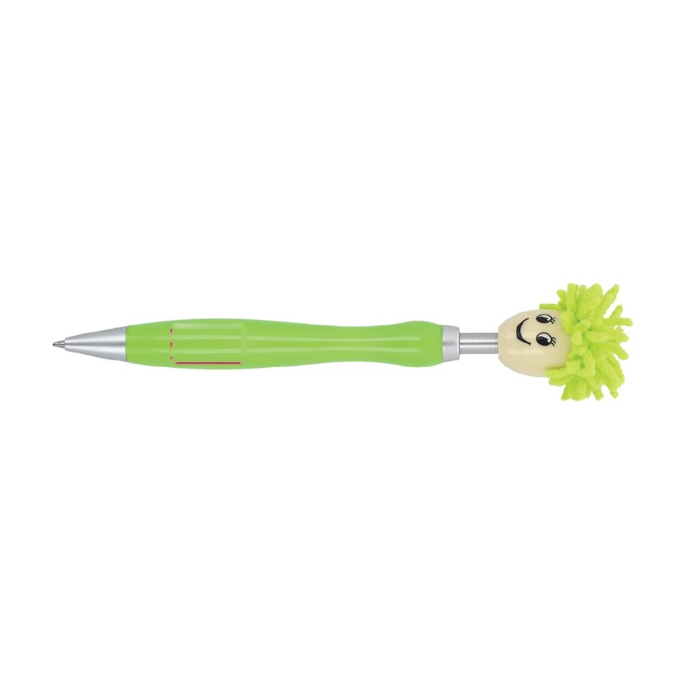 Hairy spinner balpen — drukvlak op de houder