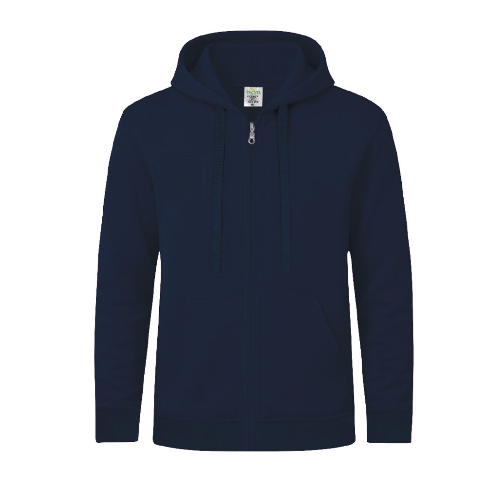 Volwassene Hooded + Rits Sweatshirt "keya" SWZ280 — drukvlak op de rechterborst