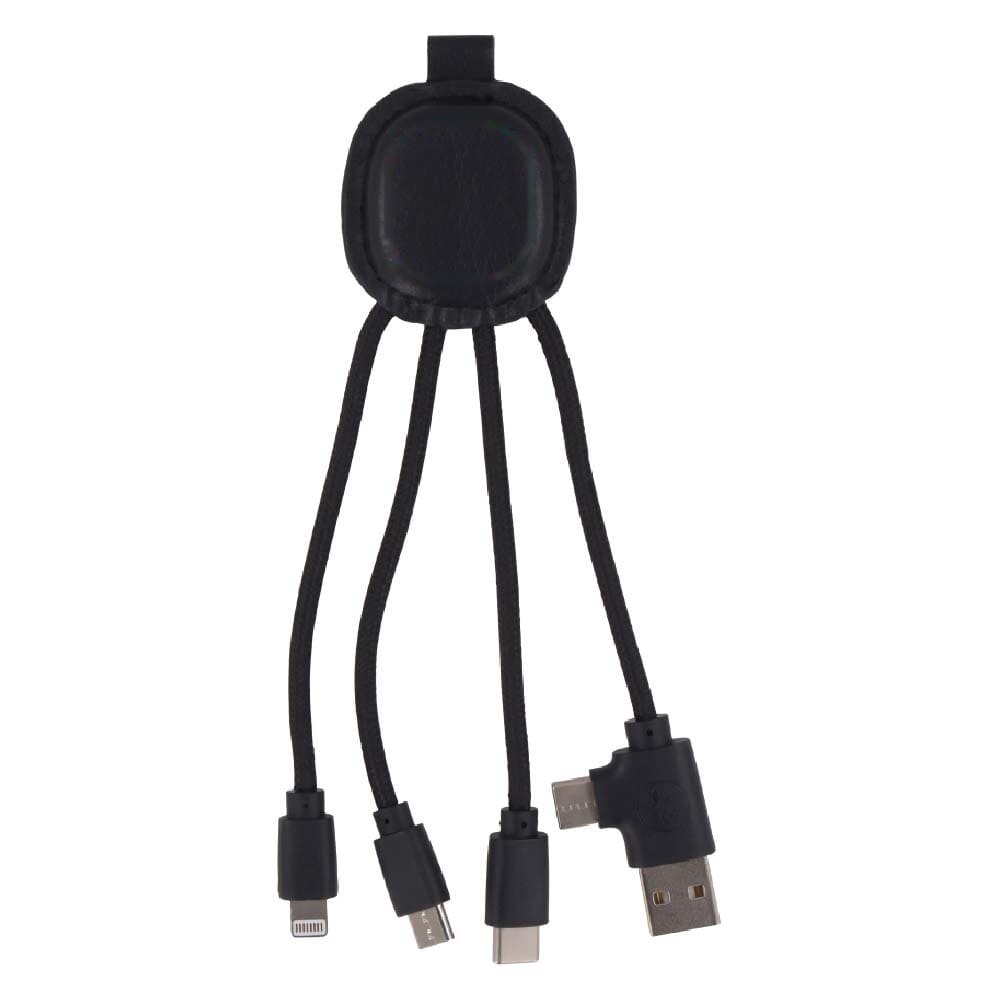 4000 | Xoopar Iné Smart Charging cable with NFC — drukvlak op het centrale tussenstuk
