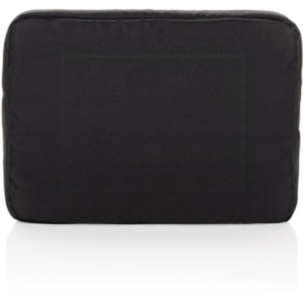 Swiss Peak Aware™ RPET Essential 15,6 inch laptopsleeve — drukvlak artikel achterzijde