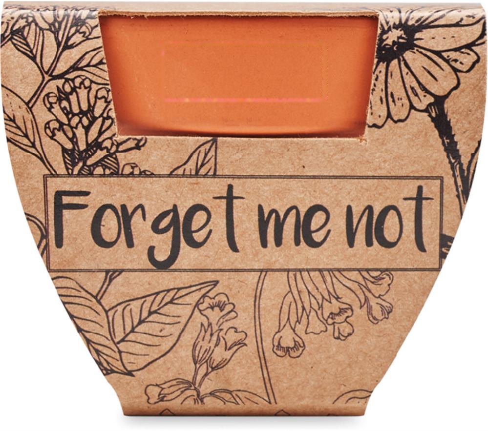 FORGET ME NOT - Potje Vergeet-me-nietjes — drukvlak pot zijde 1