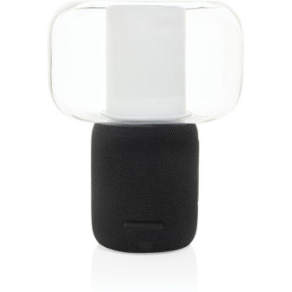 Lux RCS rplastic 10W luidspreker/lamp — drukvlak metalen plaatje