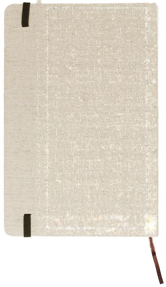 CANVAS - A5 notitieboek, canvas — drukvlak achterzijde