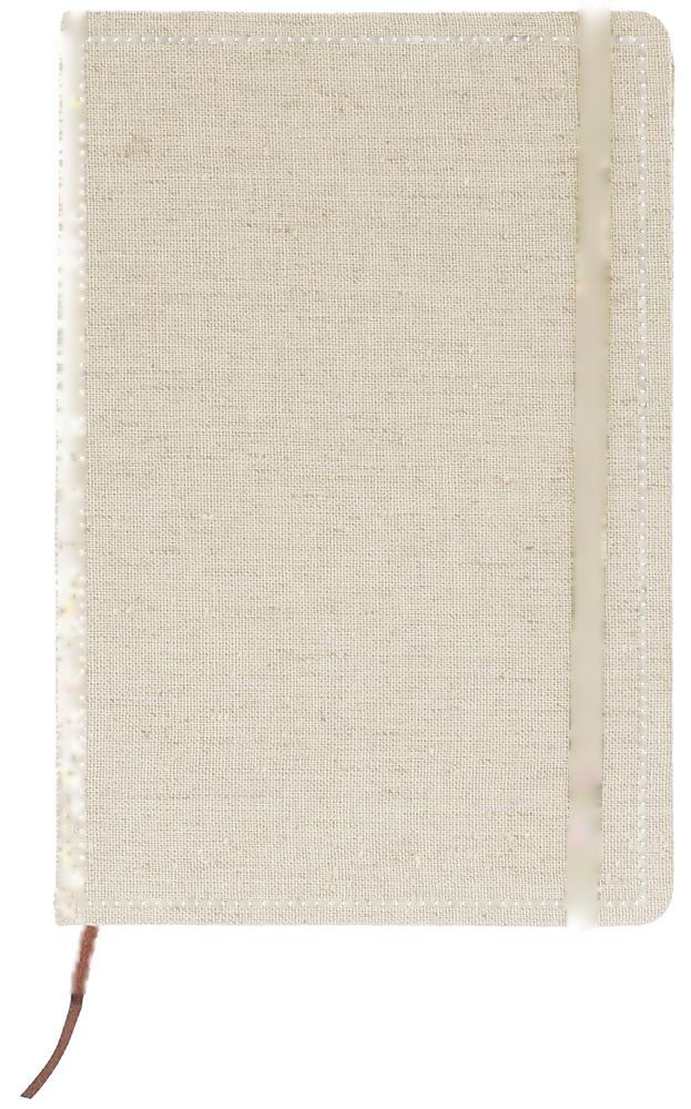 CANVAS - A5 notitieboek, canvas — drukvlak voorzijde
