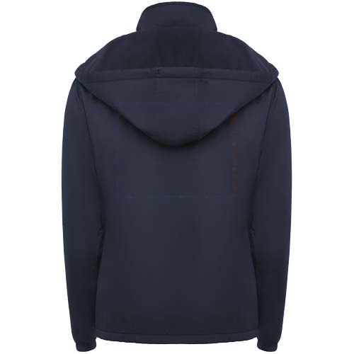 Makalu unisex geïsoleerd jack — drukvlak impact hoog op de achterzijde