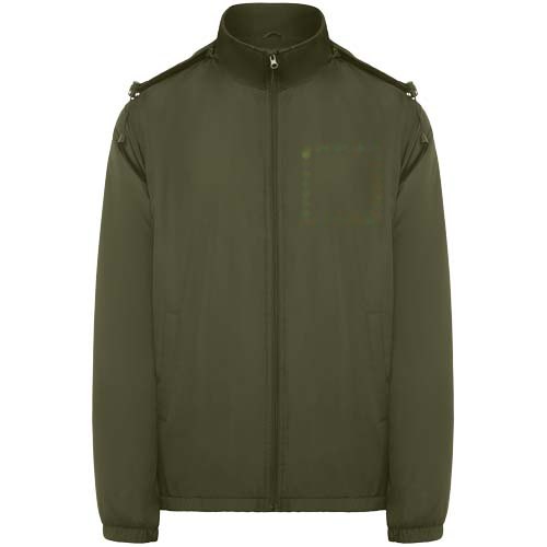 Makalu unisex geïsoleerd jack — drukvlak linker borst