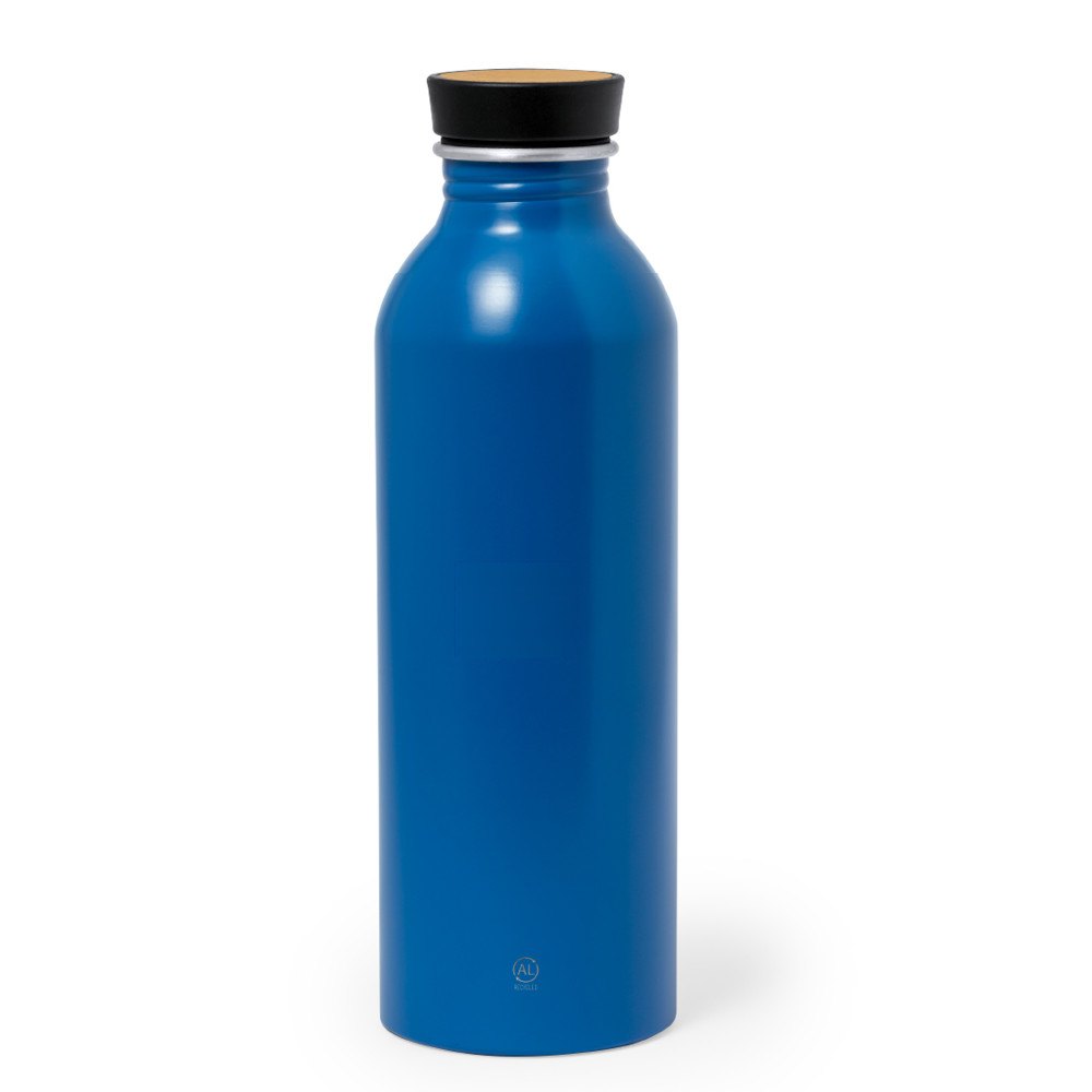 Fles Claud — drukvlak als de mat gevouwen is op de voorkant